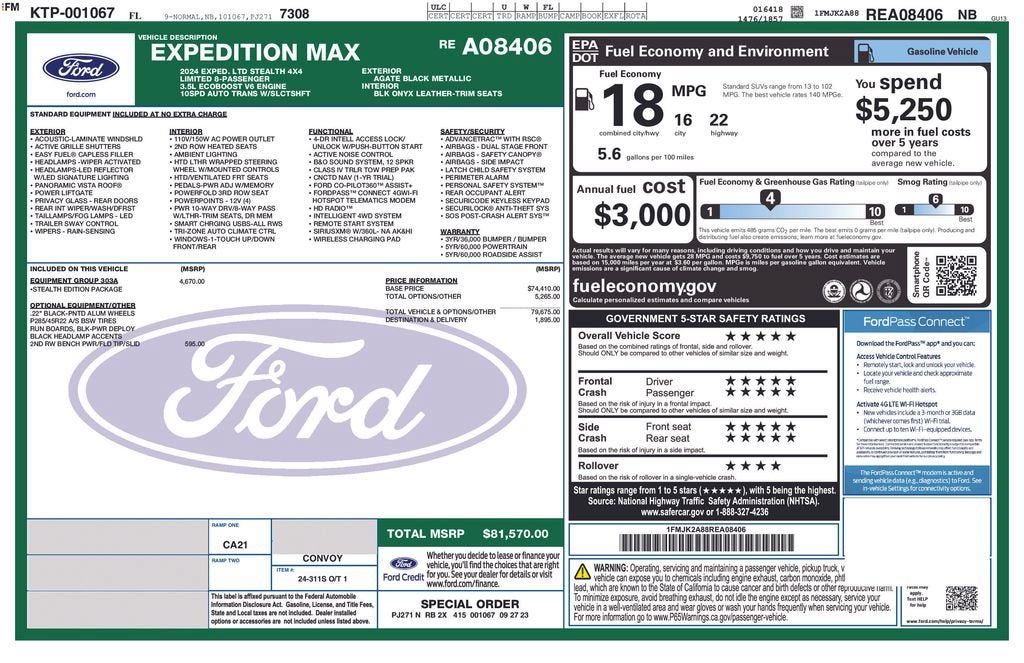 2024 Ford Expedition Max Limited
