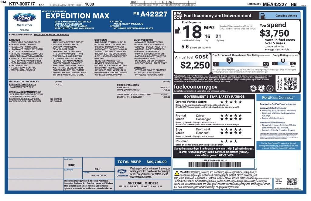 2021 Ford Expedition Limited MAX