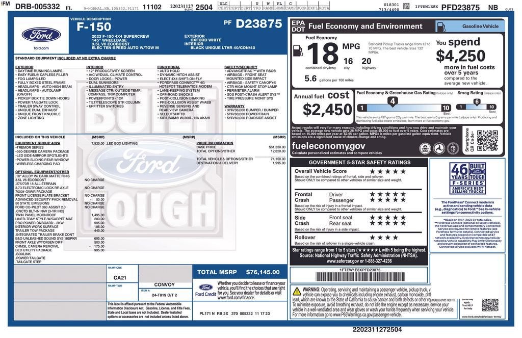 2023 Ford F-150 XL