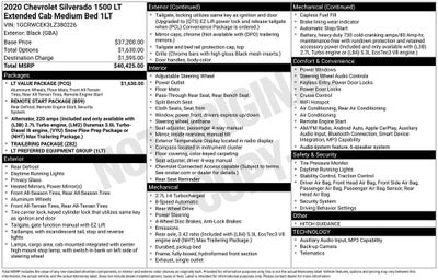 2020 Chevrolet Silverado 1500 LT