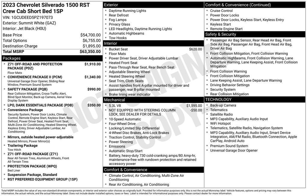 2023 Chevrolet Silverado 1500 RST