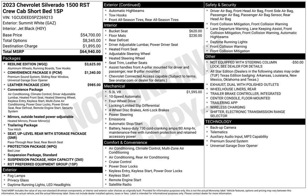 2023 Chevrolet Silverado 1500 RST