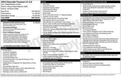 2024 Chevrolet Traverse LS