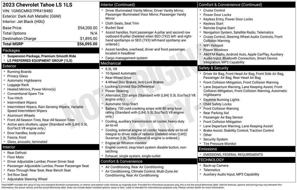2023 Chevrolet Tahoe LS