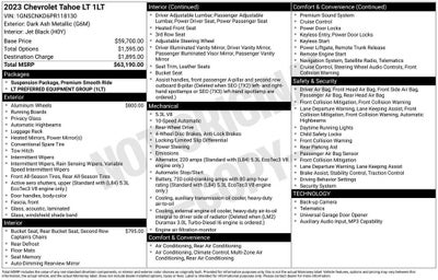 2023 Chevrolet Tahoe LT