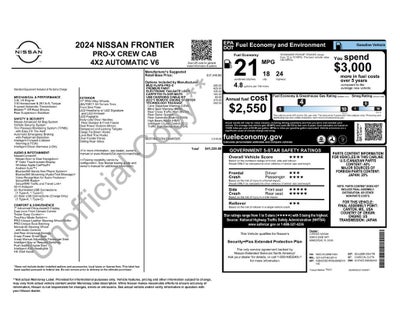2024 Nissan Frontier Crew Cab PRO-X 4x2