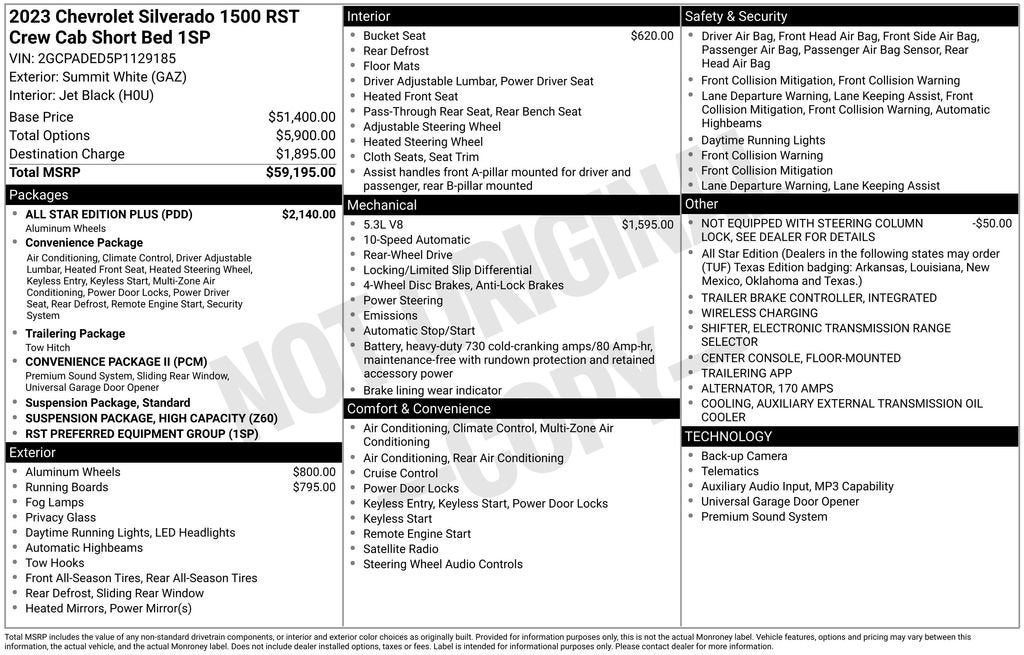 2023 Chevrolet Silverado 1500 RST