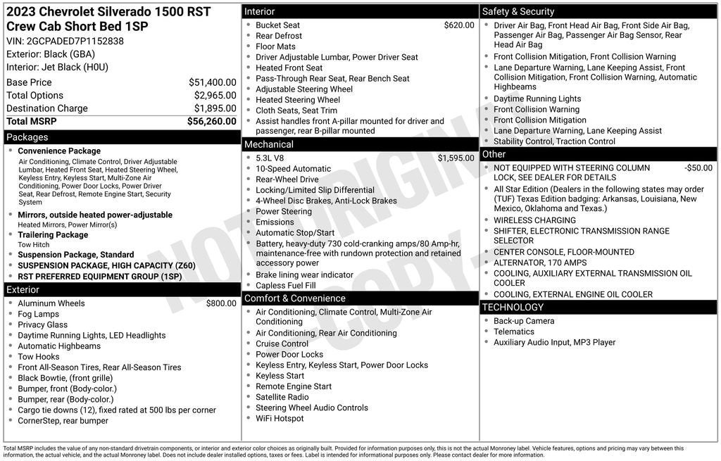2023 Chevrolet Silverado 1500 RST