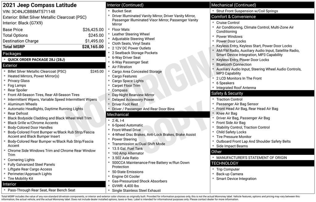2021 Jeep Compass Latitude