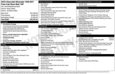 2023 Chevrolet Silverado 1500 RST