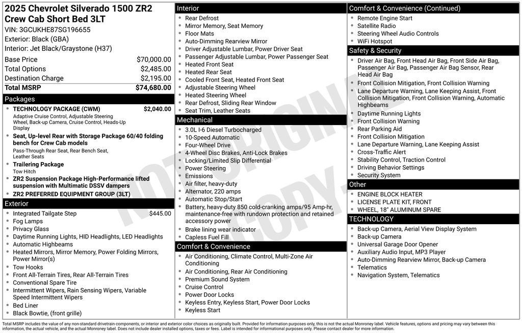 2025 Chevrolet Silverado 1500 ZR2