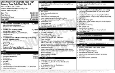 2025 Chevrolet Silverado 1500 High Country