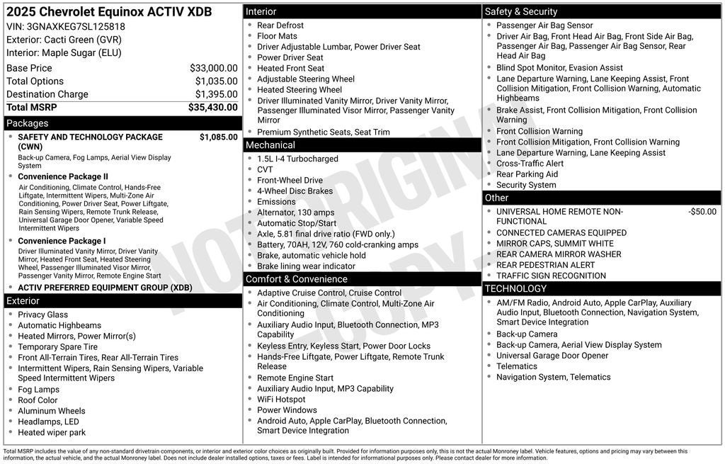 2025 Chevrolet Equinox ACTIV