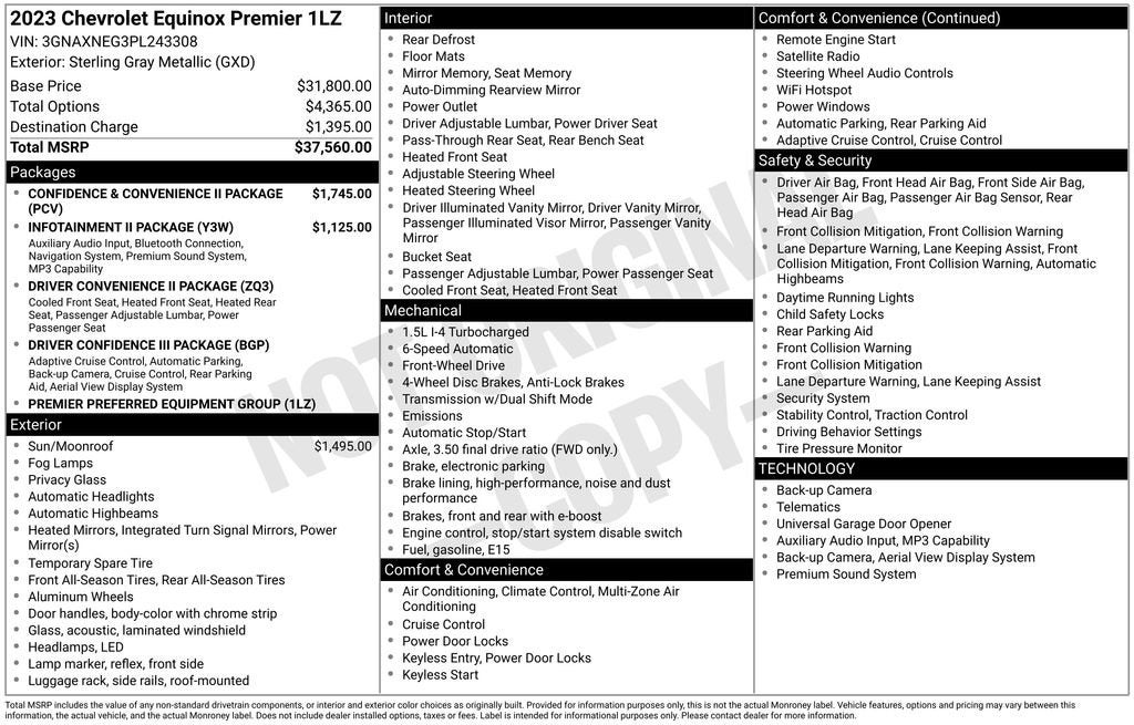 2023 Chevrolet Equinox Premier