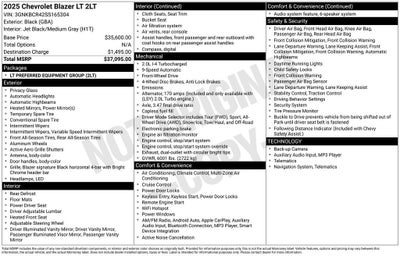 2025 Chevrolet Blazer 2LT