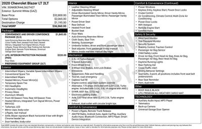 2020 Chevrolet Blazer 2LT