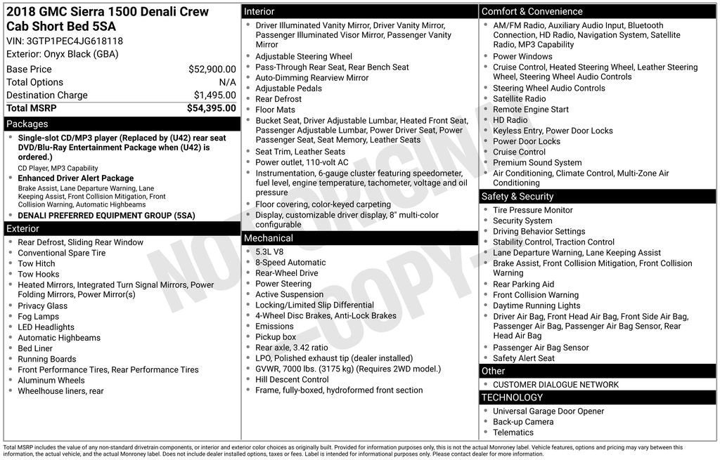 2018 GMC Sierra 1500 Denali