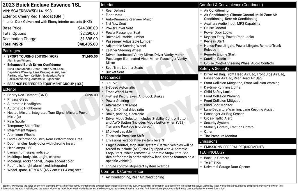 2023 Buick Enclave Essence