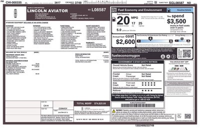 2025 Lincoln Aviator Reserve