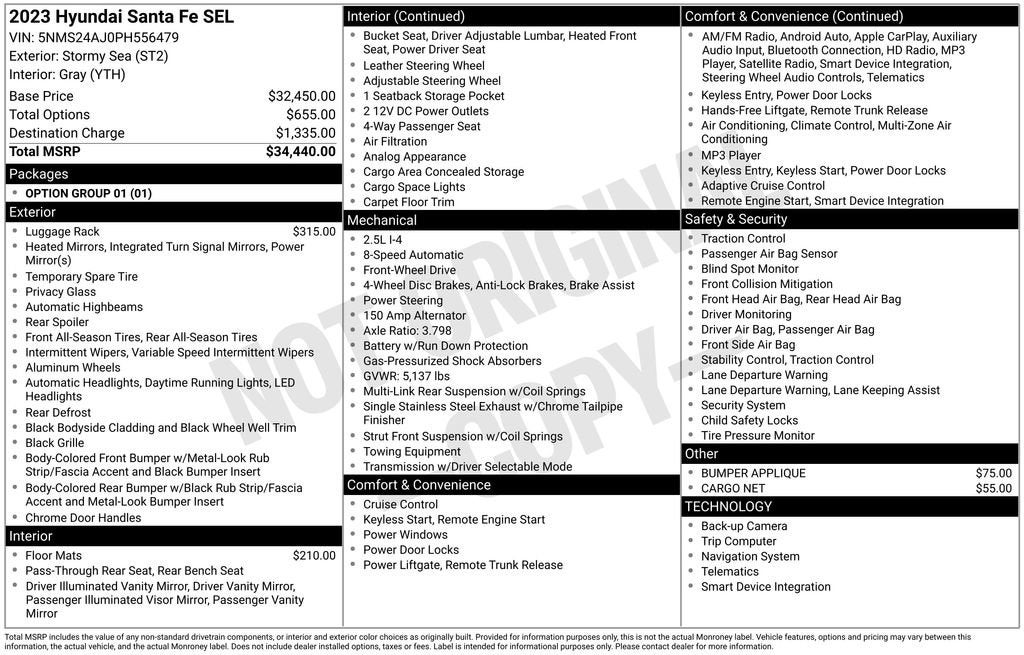 2023 Hyundai Santa Fe SEL