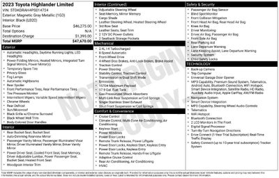 2023 Toyota Highlander Limited