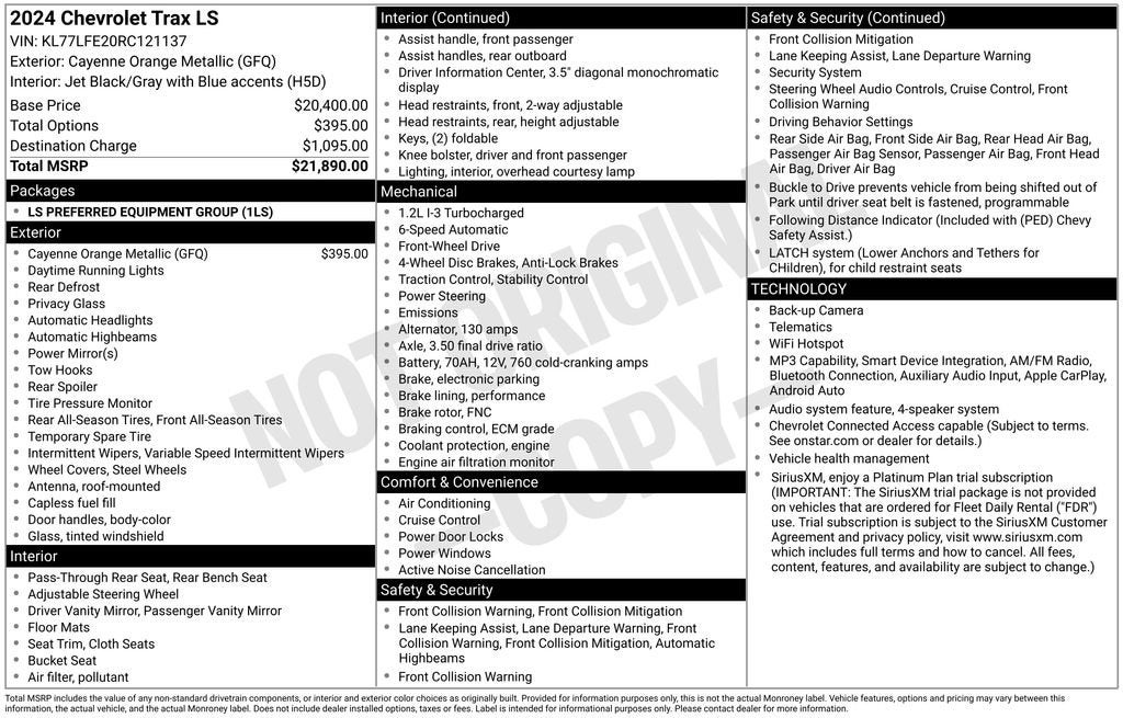 2024 Chevrolet Trax LS