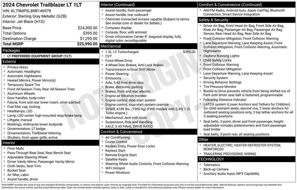 2024 Chevrolet Trailblazer LT