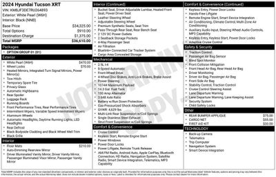 2024 Hyundai Tucson XRT
