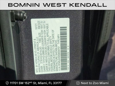 2022 Honda Odyssey EX