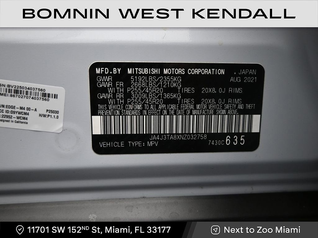 2022 Mitsubishi Outlander ES