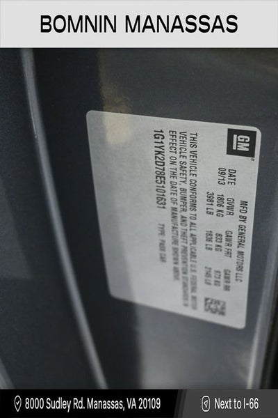 2014 Chevrolet Corvette Stingray Z51 2LT