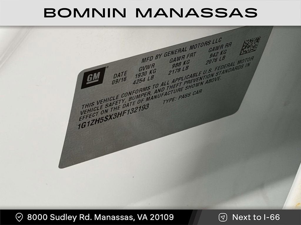 2017 Chevrolet Malibu Premier