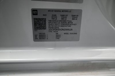 2022 Chevrolet Silverado 1500 LT (2FL)