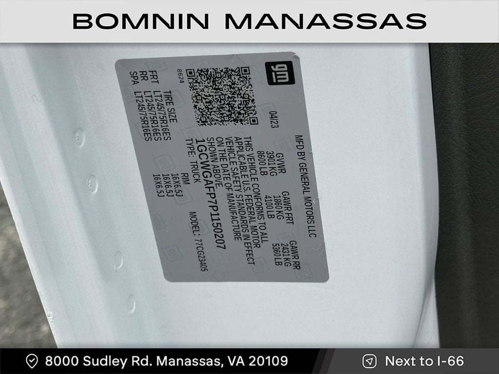 2023 Chevrolet Express Cargo 2500 WT