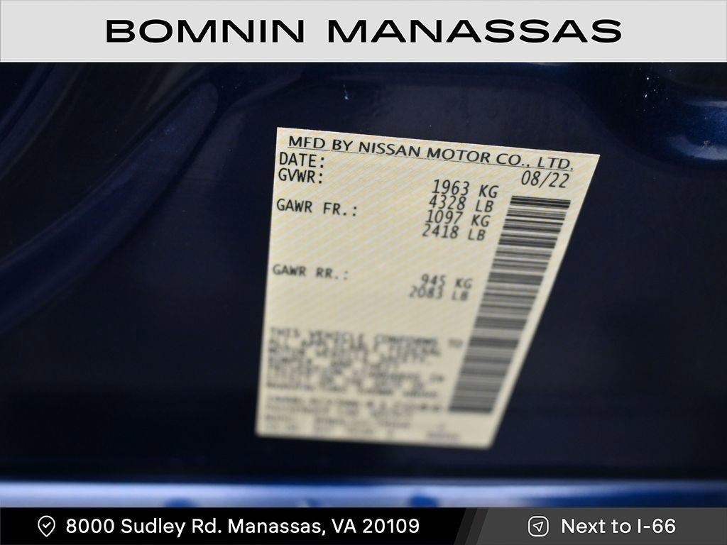 2022 Nissan Altima 2.5 SR