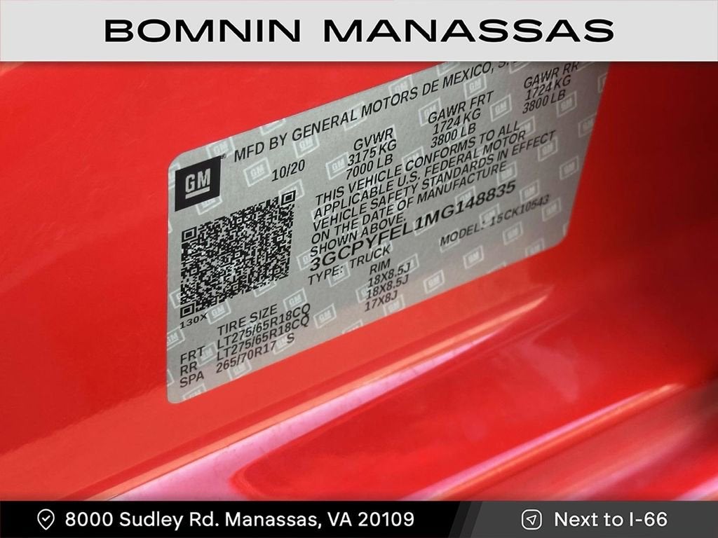 2021 Chevrolet Silverado 1500 LT Trail Boss