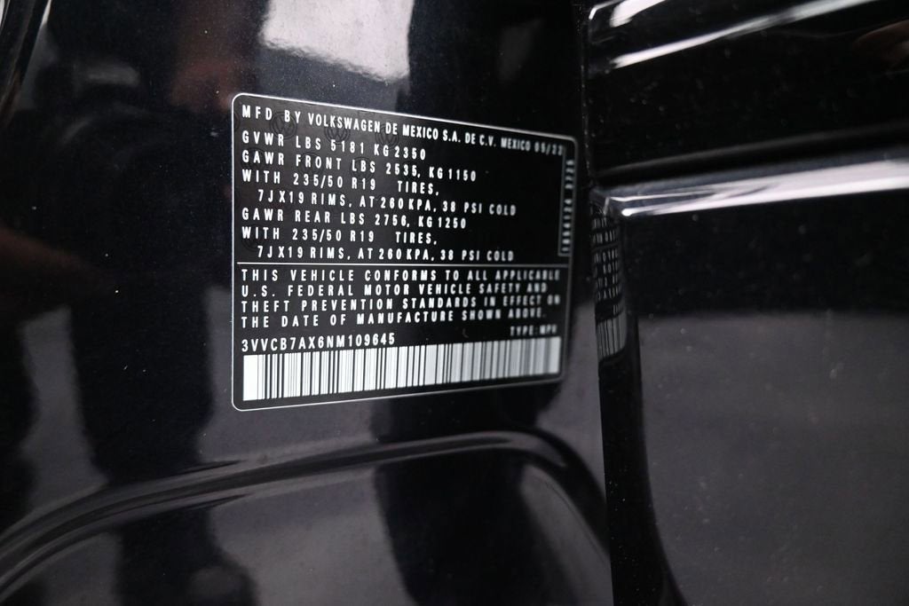 2022 Volkswagen Tiguan 2.0T SE R-Line Black