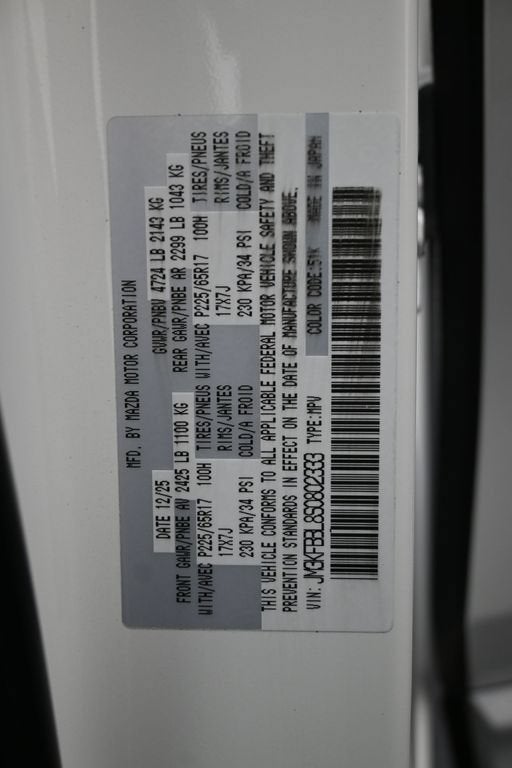 2025 Mazda Mazda CX-5 2.5 S Select