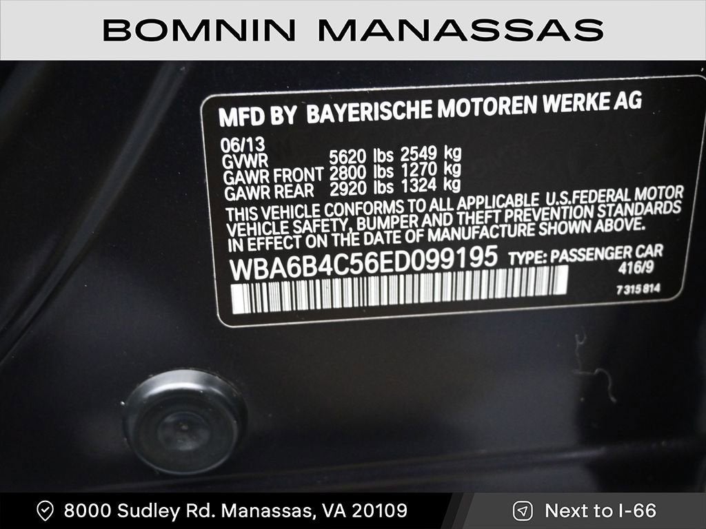 2014 BMW 6 Series 650i xDrive