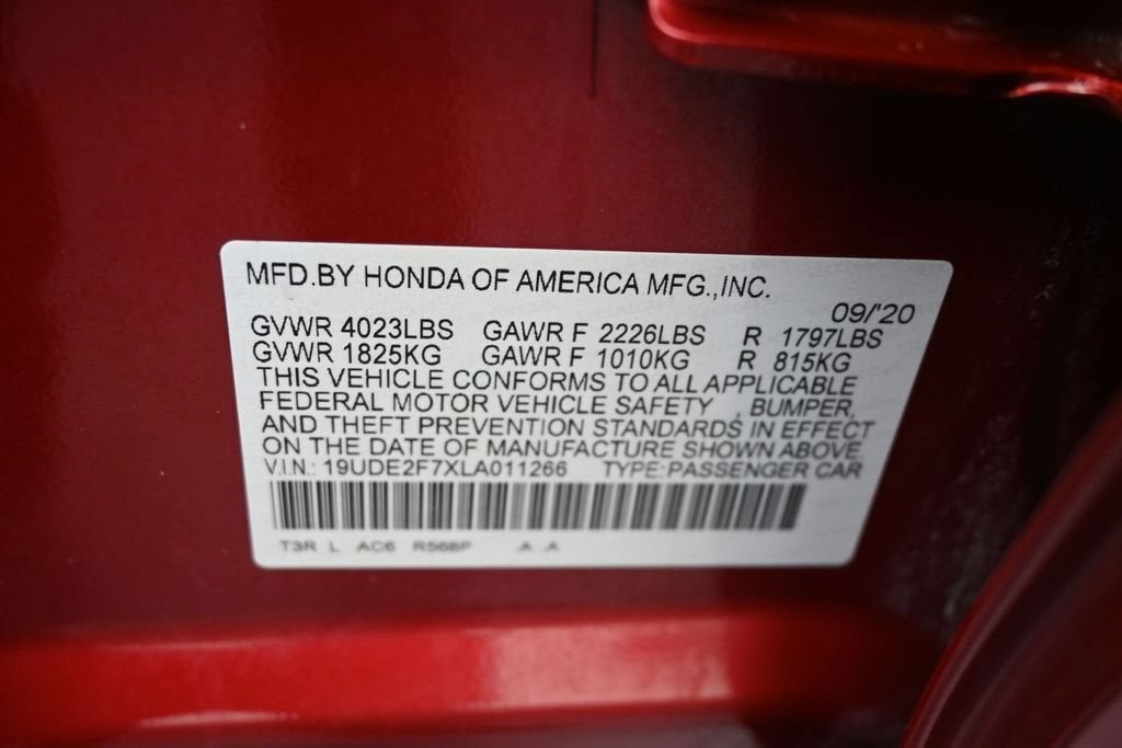 2020 Acura ILX Premium Package