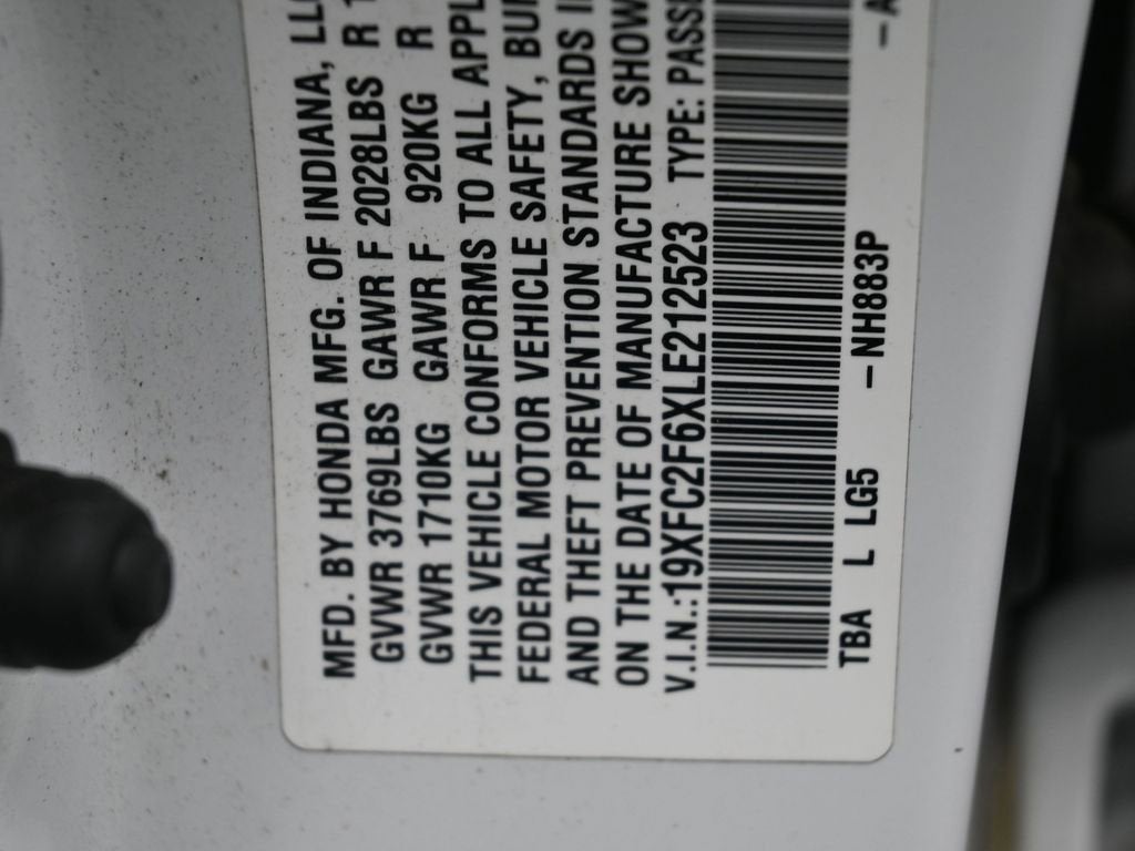 2020 Honda CIVIC SEDAN LX