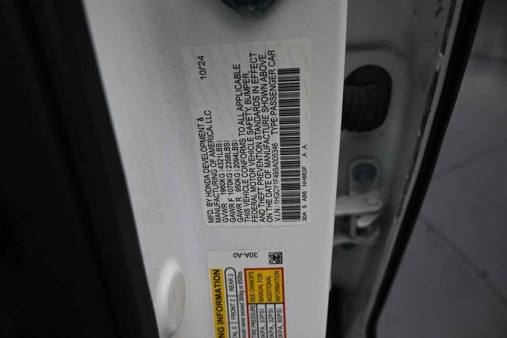 2025 Honda Accord Sedan SE