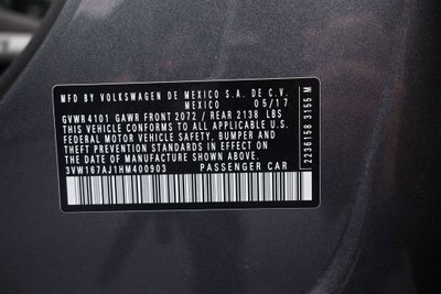 2017 Volkswagen Jetta 1.4T S
