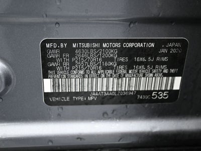 2020 Mitsubishi Eclipse Cross ES