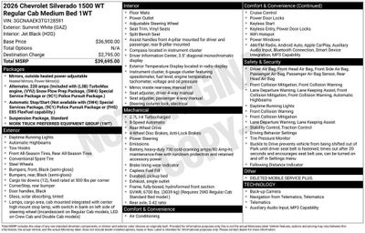 2026 Chevrolet Silverado 1500 WT