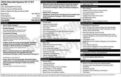 2026 Chevrolet Equinox EV LT