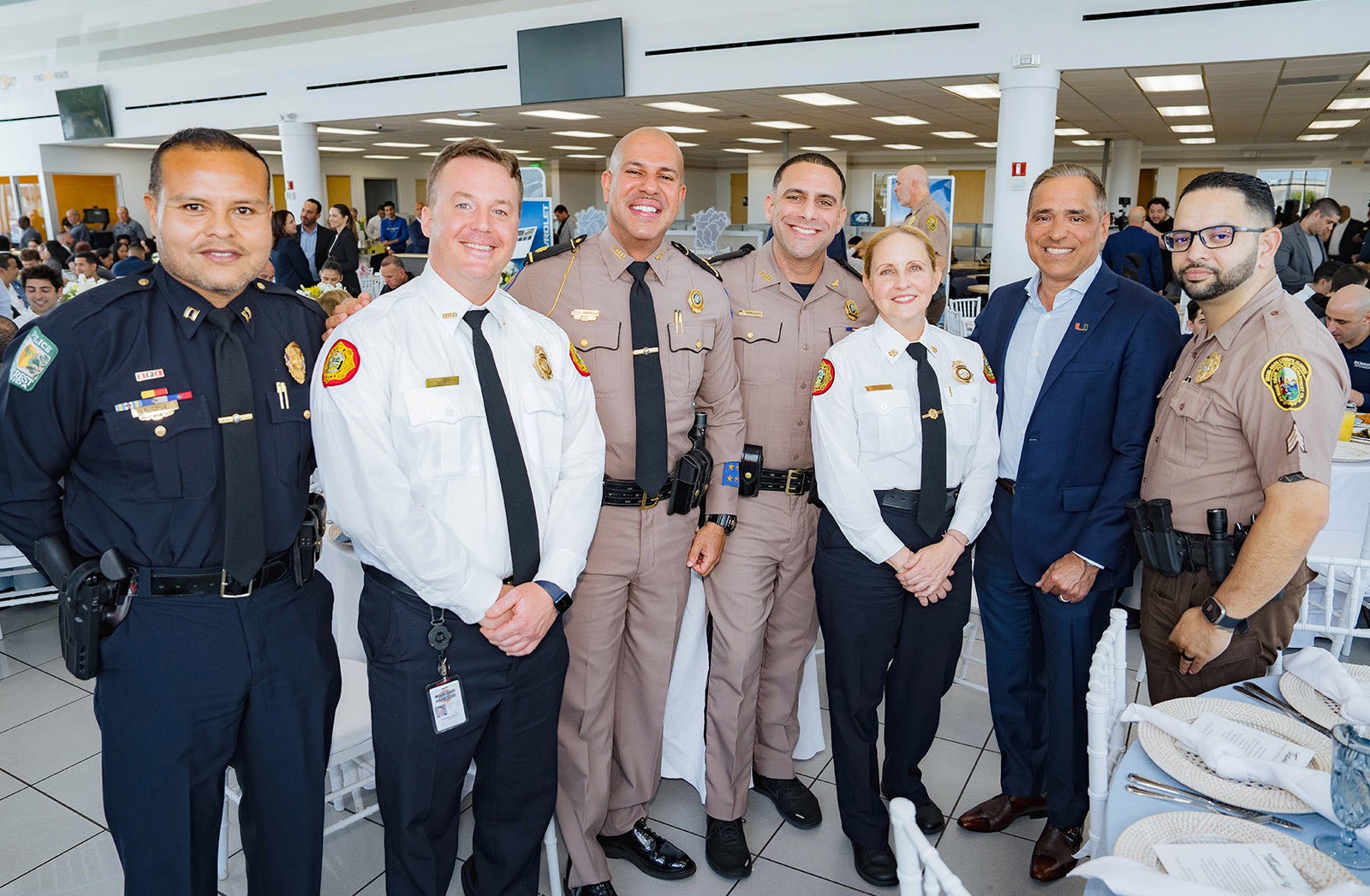 First responders and military personnel representing courage, sacrifice, and service values